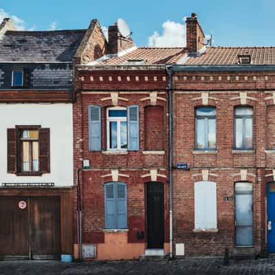 Amiens streets, France