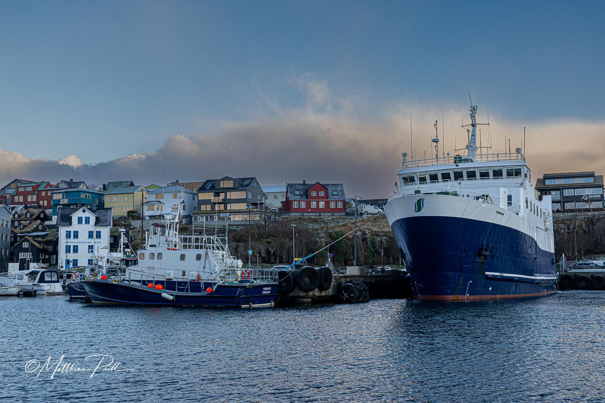 Blick auf Tórshavn, Faroe Islands