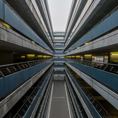 Carpark at Borsigturm, Berlin, Germany