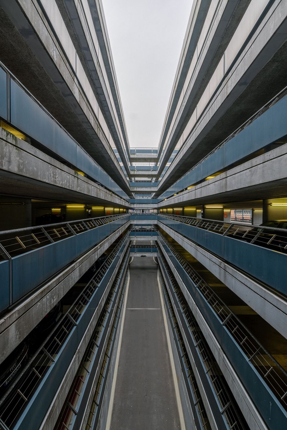 Carpark at Borsigturm, Berlin, Germany