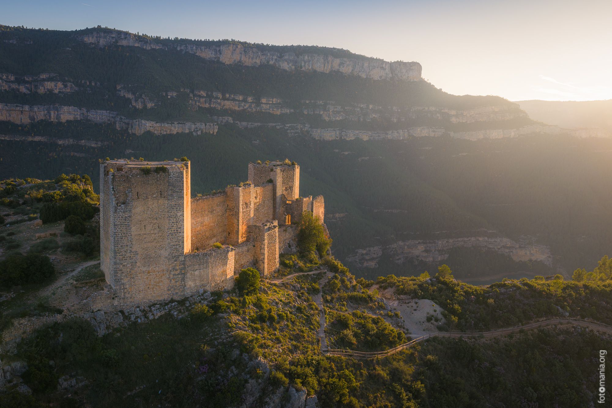 Castillo de Chirel (drone), Spain