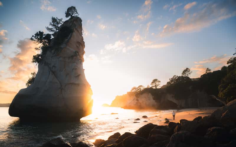 Te Hoho Rock at Cathedral Cove Colomandel