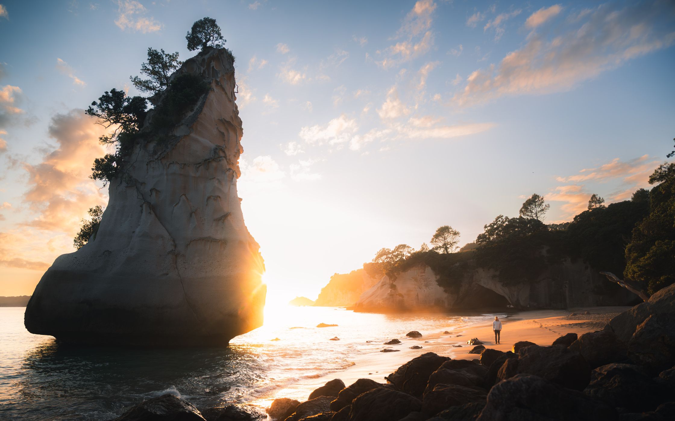 Te Hoho Rock at Cathedral Cove Colomandel, New Zealand