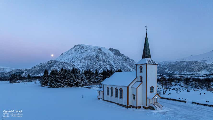 Church in Valberg, Lofoten