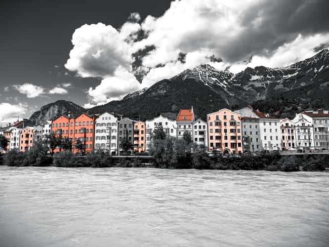 Colorful Houses Innsbruck