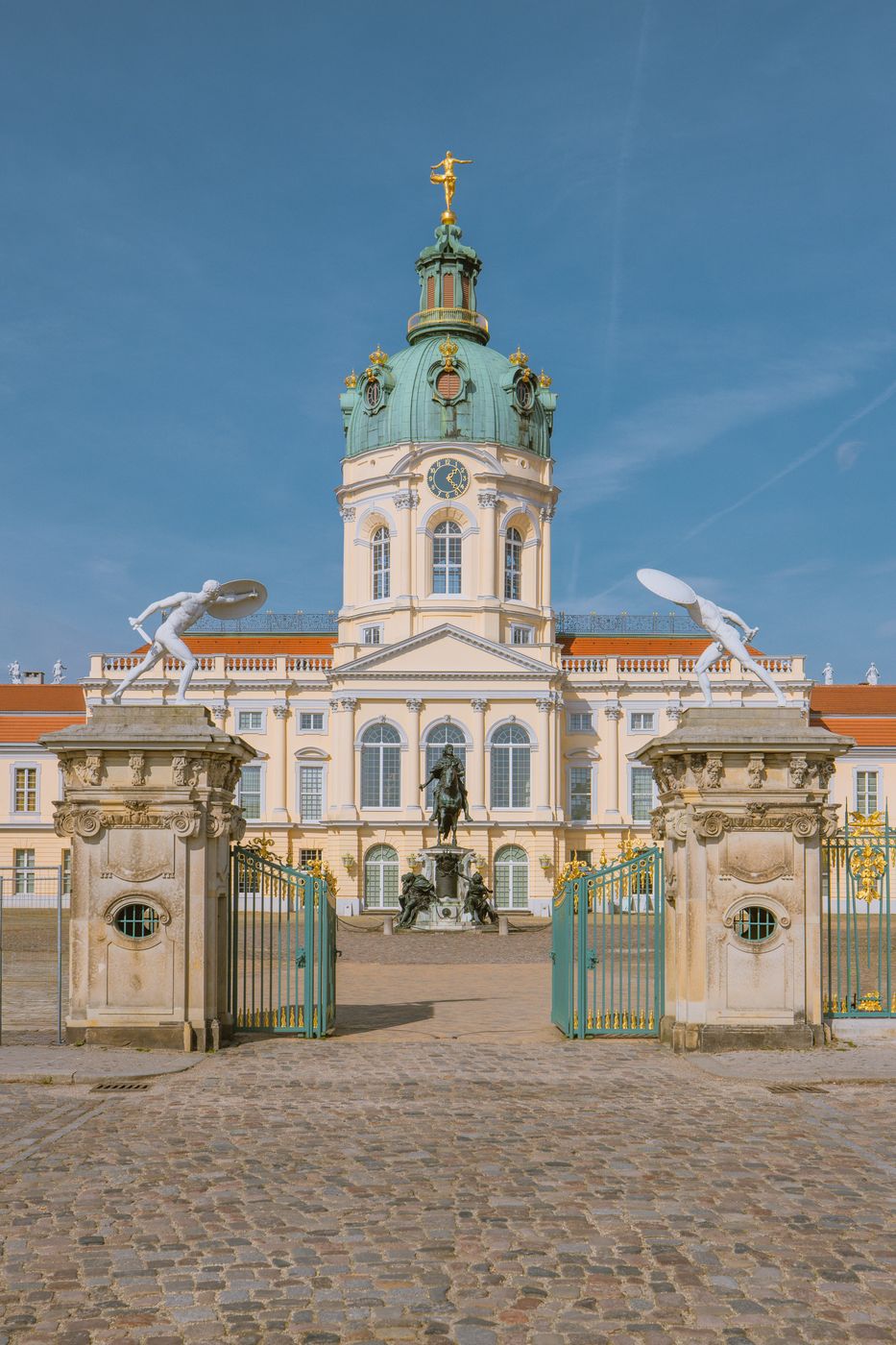 Front view of Charlottenburg Palace, Berlin, Germany