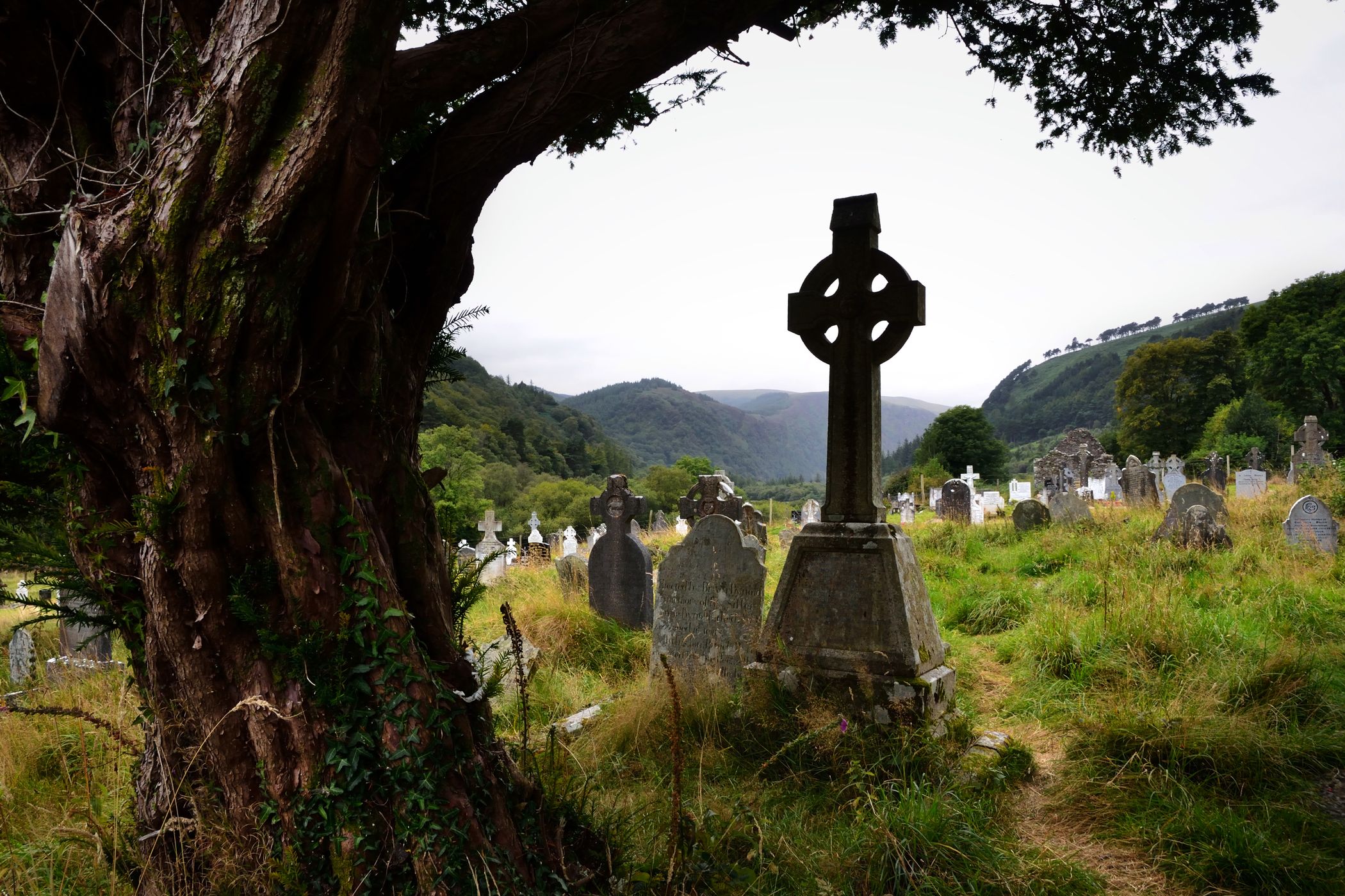 Glendalough Celtic Cemetery, Ireland