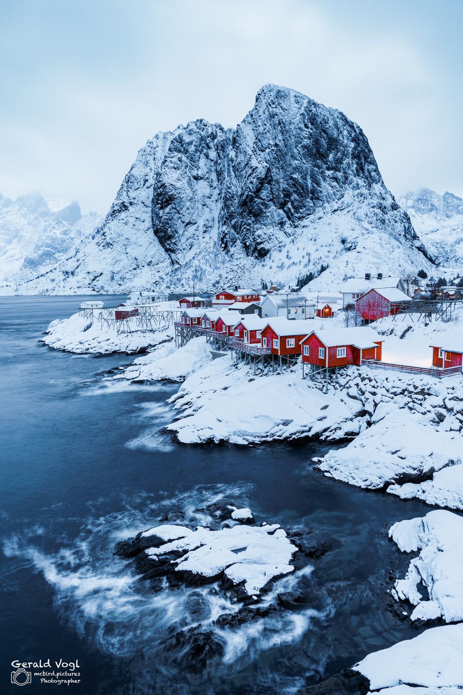 Hamnøy, classic view, Lofoten, Norway