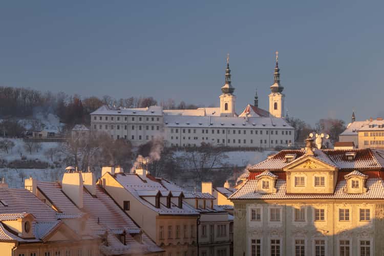 Hradčany – Street below the Castle toward Strahov Monastery