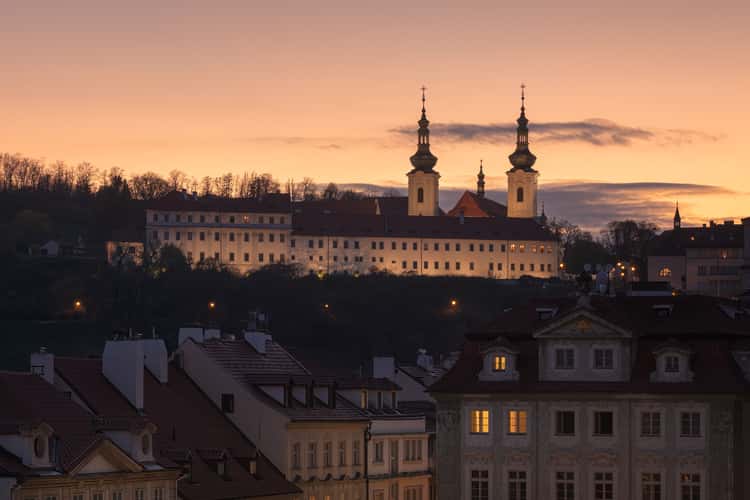 Hradčany – Street below the Castle toward Strahov Monastery