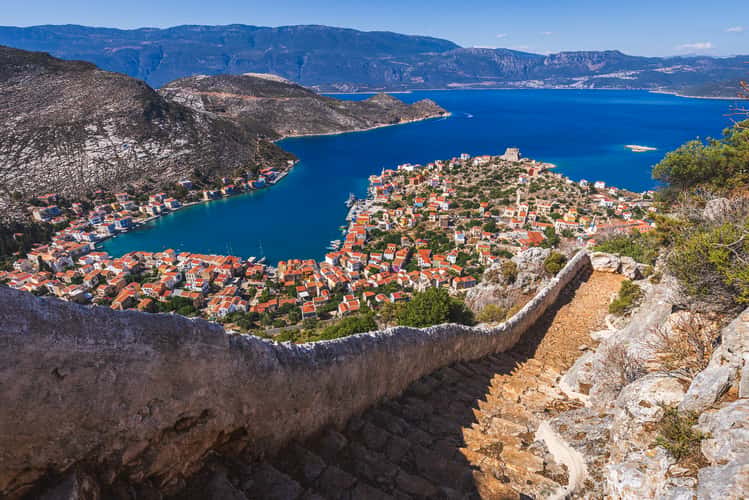 Kastellorizo town from above