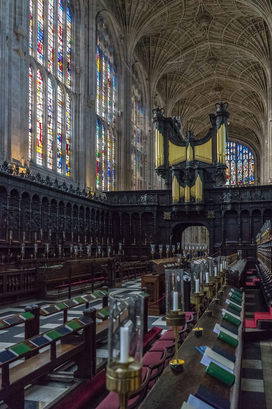 Kings College Chapel, the Nave., United Kingdom