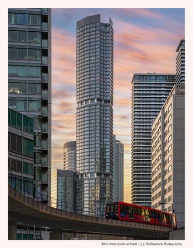 Marsh Wall, Canary Wharf, Isle of Dogs, London.