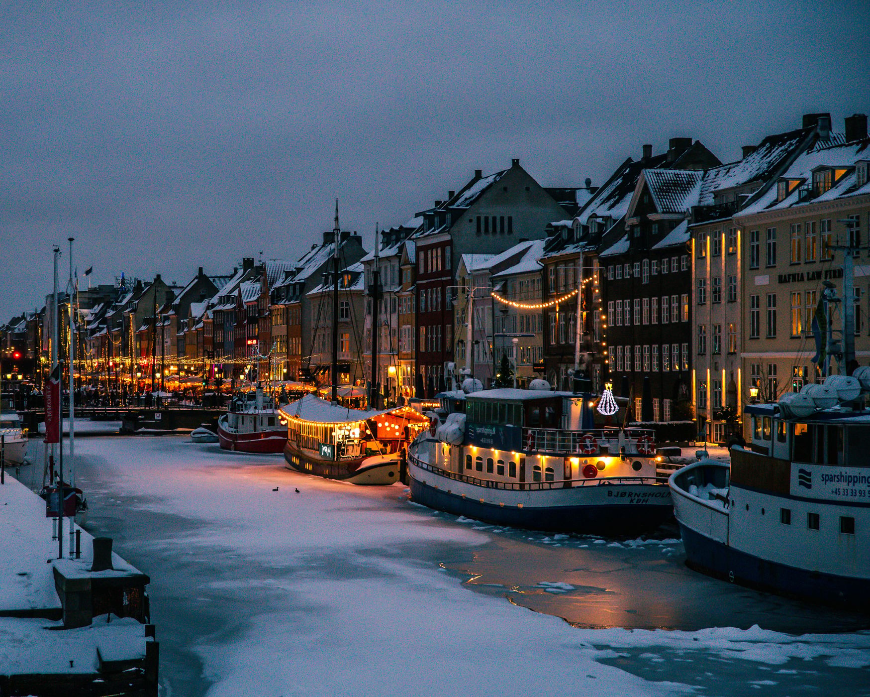 Nyhavn in Copenhagen, Denmark