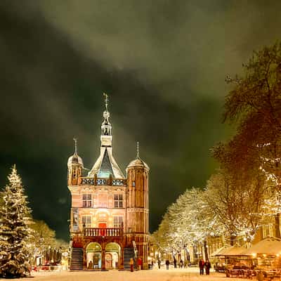 Old Town Hall De Waag in Deventer, Netherlands