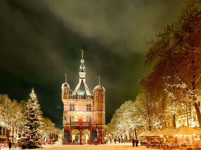 Old Town Hall De Waag in Deventer
