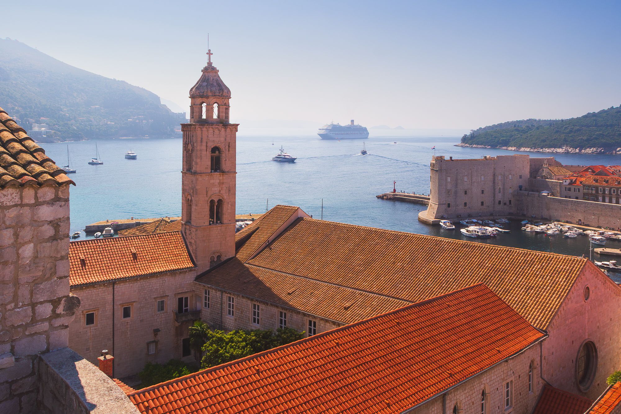 Port in Dubrovnik, Croatia