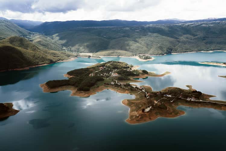 Ransko Jezero by drone