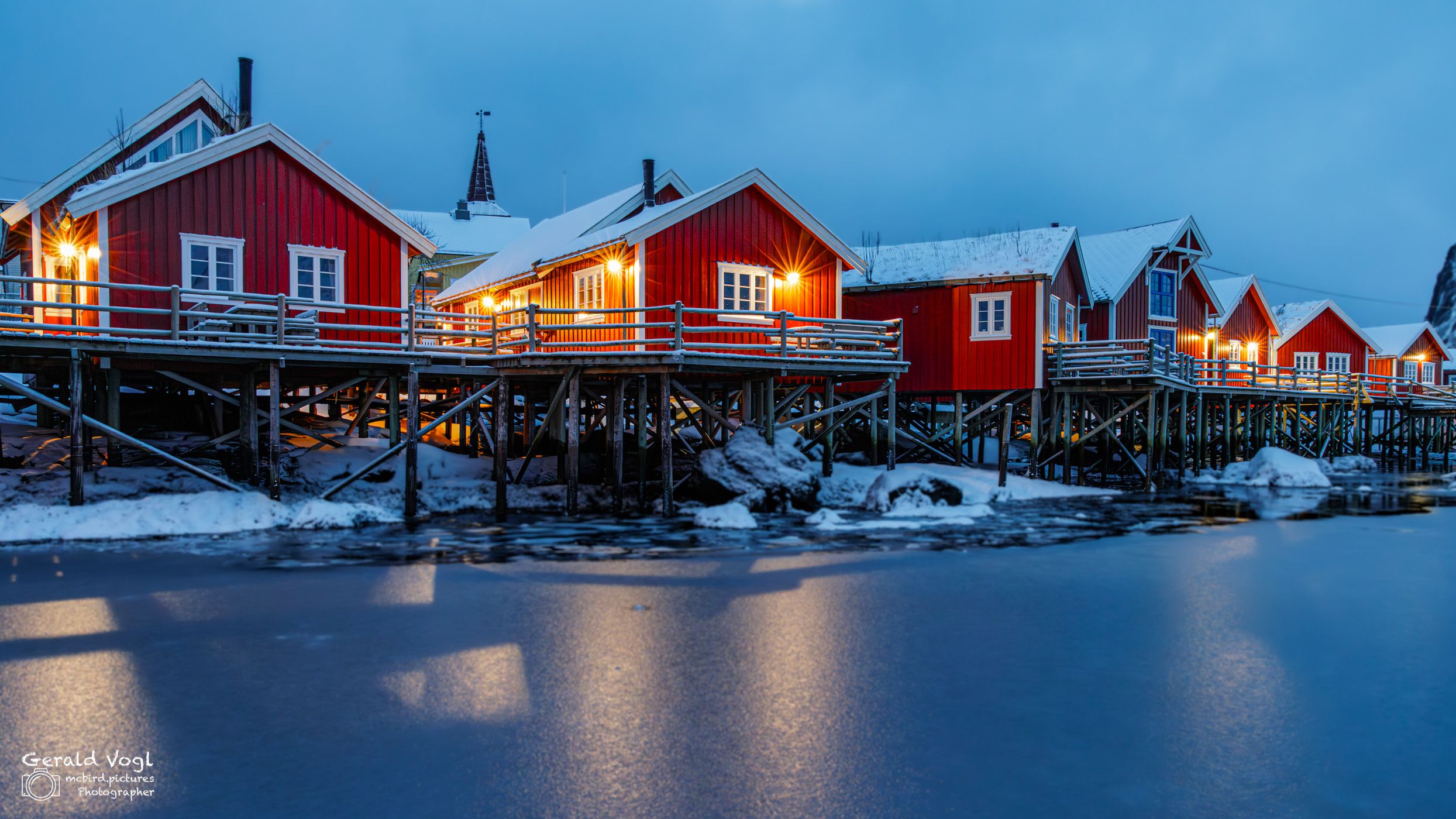 Reine recreational harbor, Norway