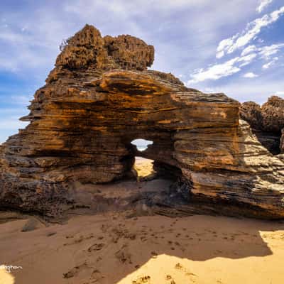 Rock formation, Port Lonsdale, Victoria, Australia