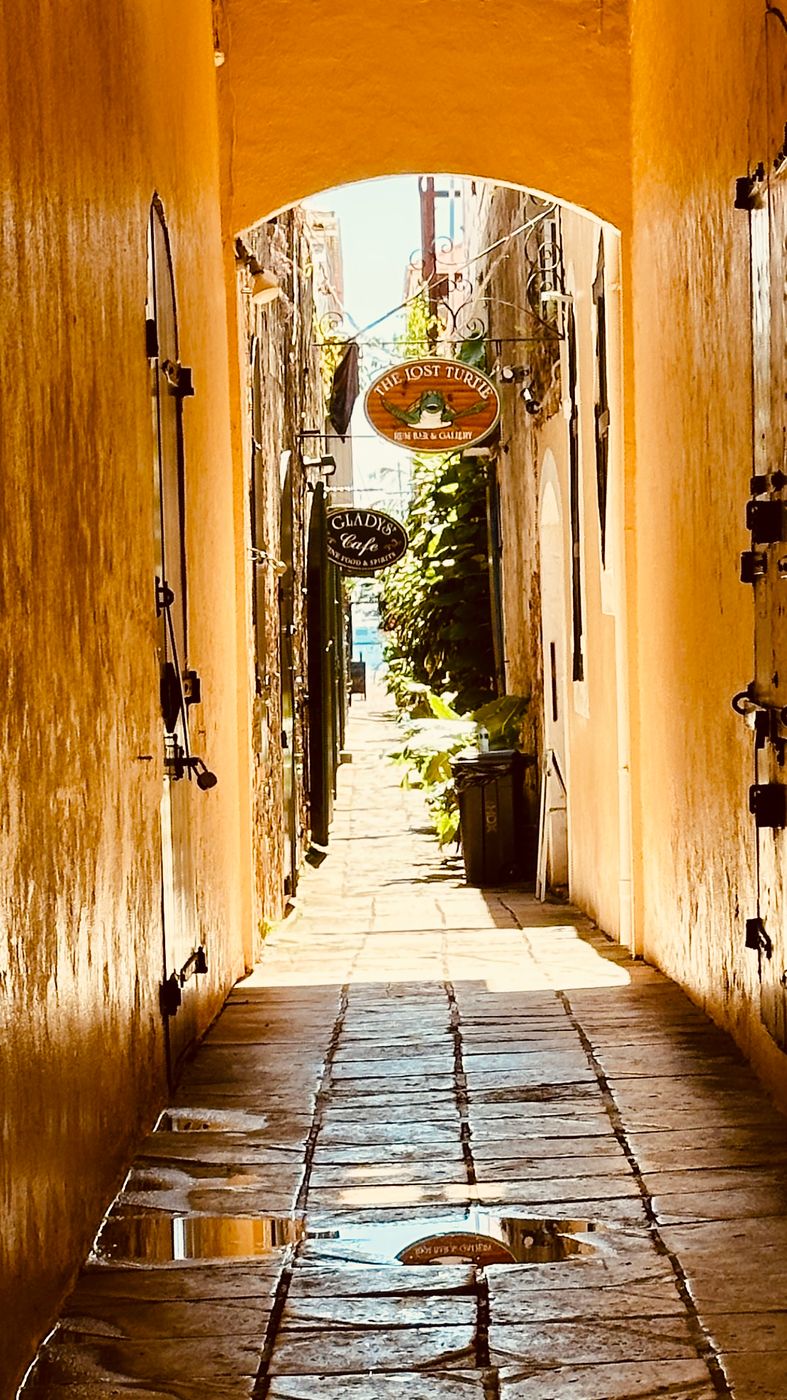 Streets of Charlotte Amalie, United States Virgin Islands