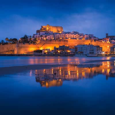 Sunset in Old Castle, Spain