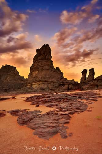 Tadrart rouge, Tassili, Algérie