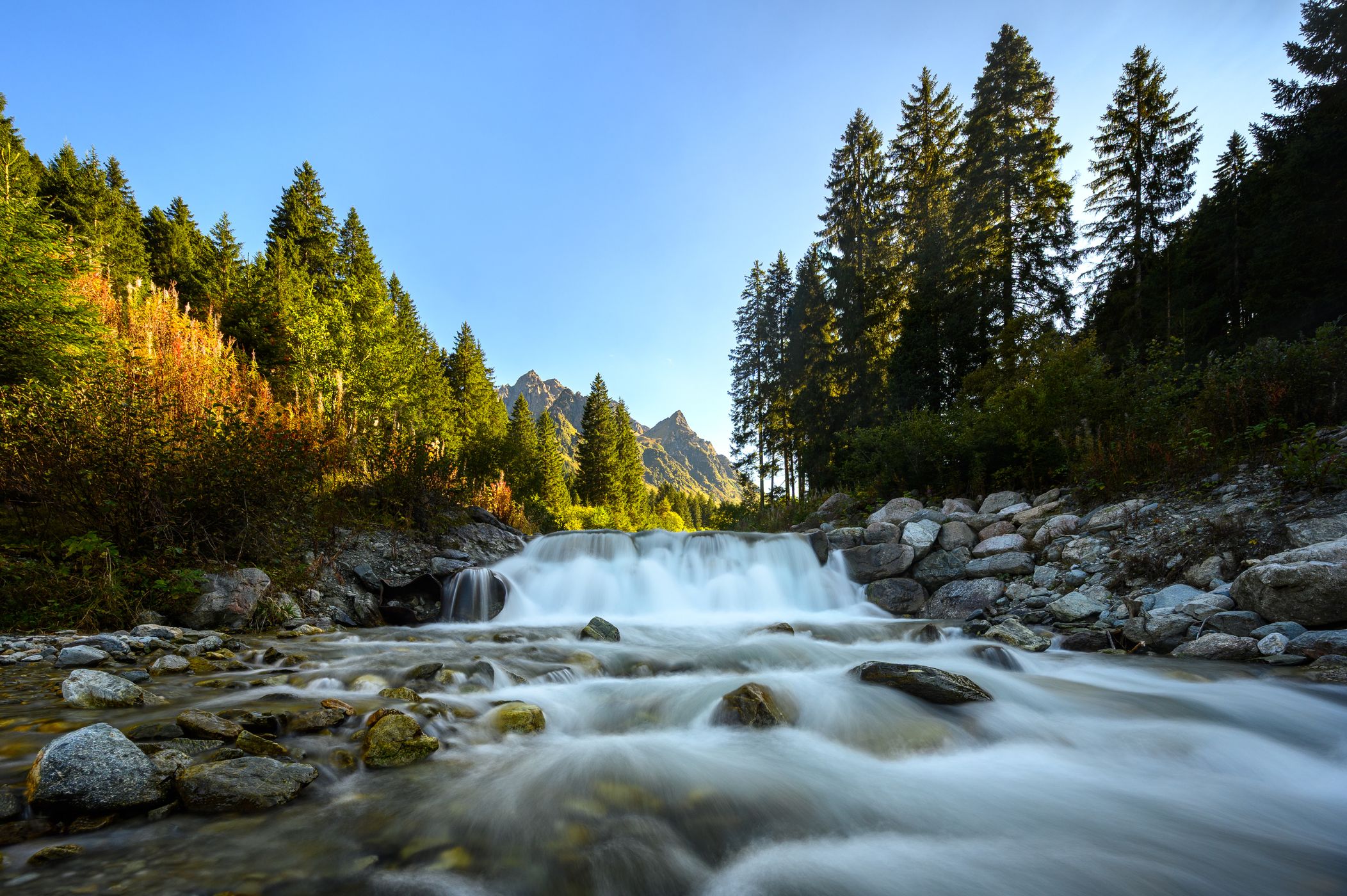River at Talstation Gargellen, Austria
