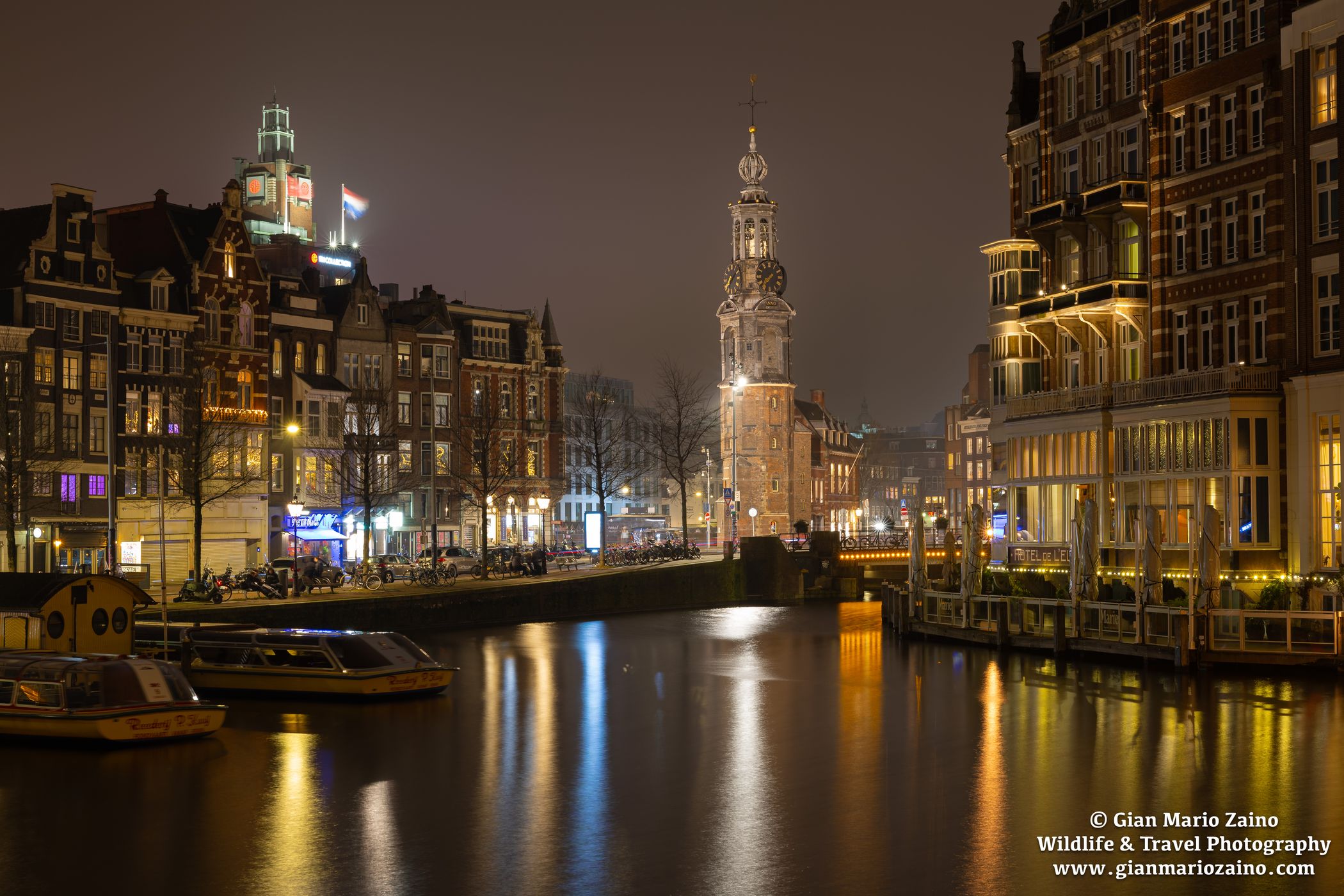 The Muntorren on the Amstel River, Netherlands