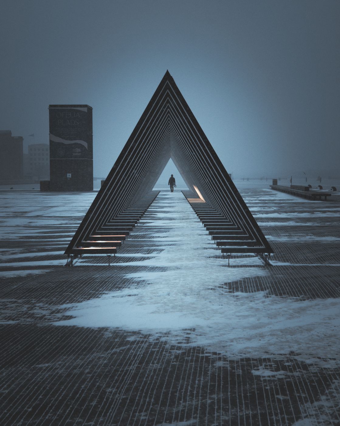 The Wave part of the Light festival, Copenhagen, Denmark