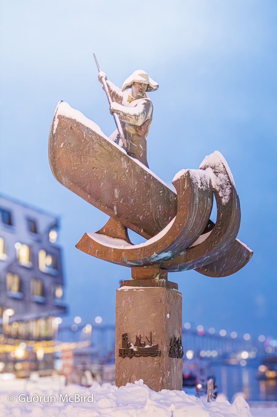 Tromso Fangstmonument (Arctic Hunter Statue), Norway