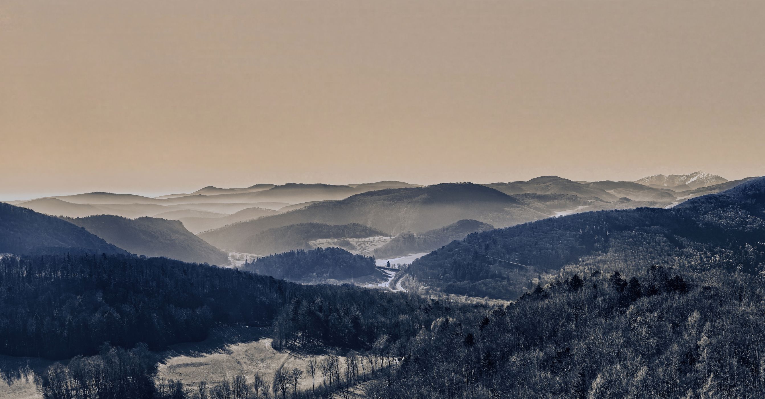 View towards Schneeberg, Austria