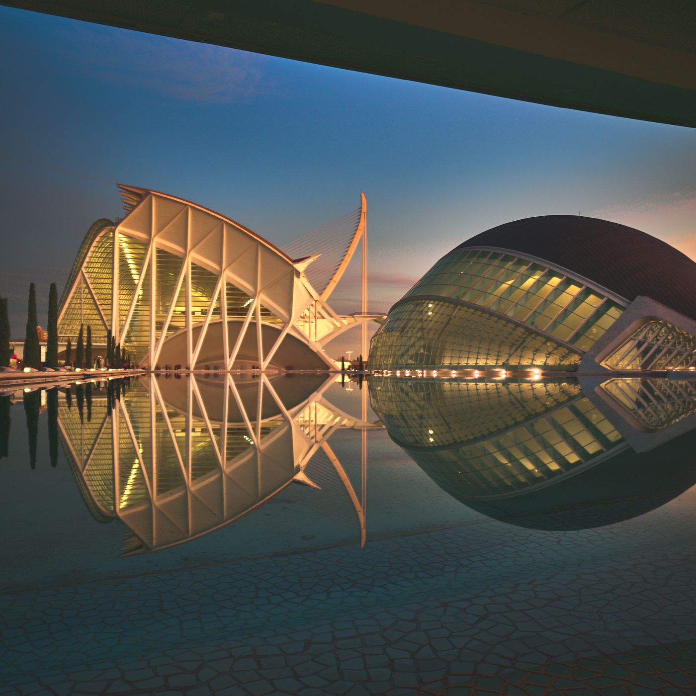 Walking alone through Valencia., Spain