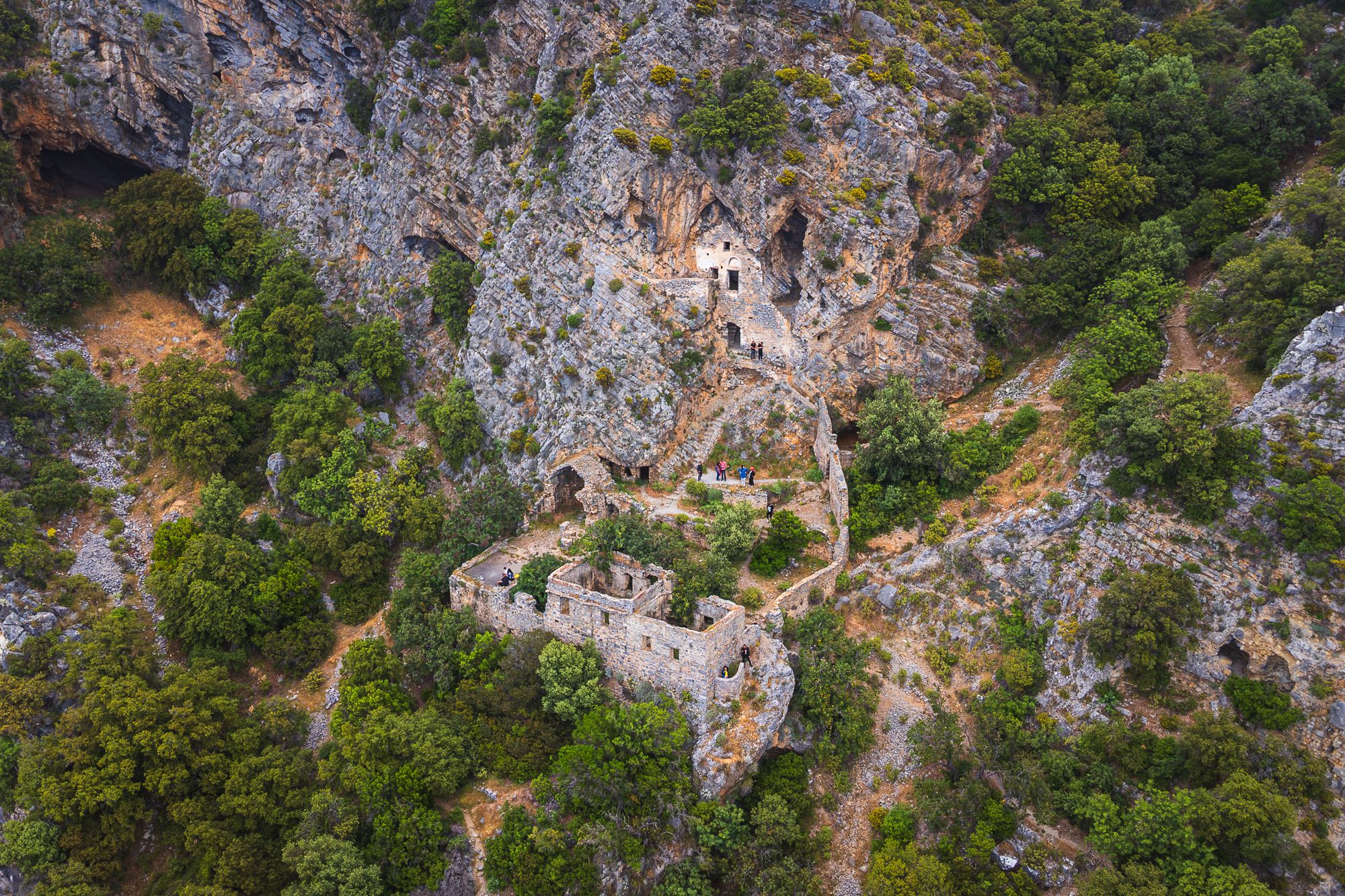 Af Kule Monastery (drone), Turkey (Türkiye)