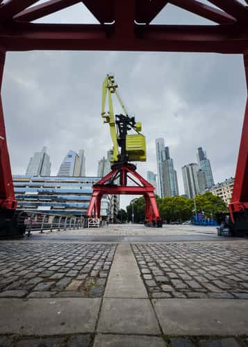 Antiguas Grúas Puerto Madero