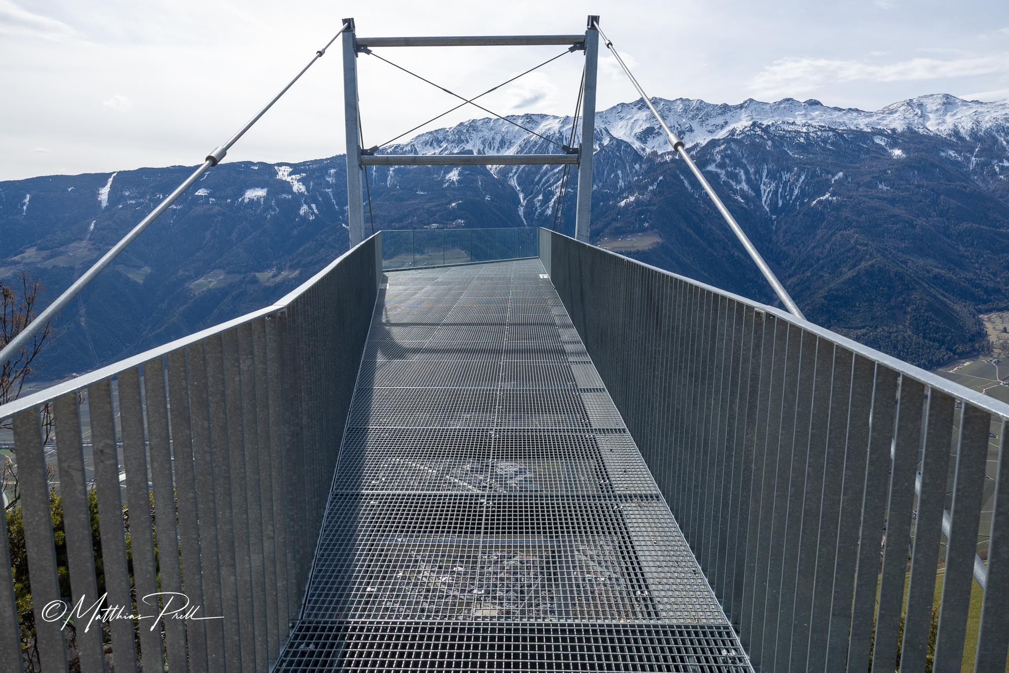 View from the Unterstell observation deck, Italy