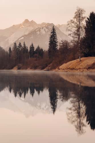 Auwaldsee bei Fischen im Allgäu