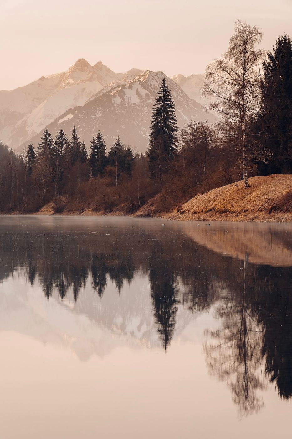 Auwaldsee bei Fischen im Allgäu, Germany