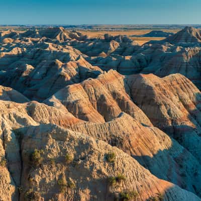 badlands view, USA