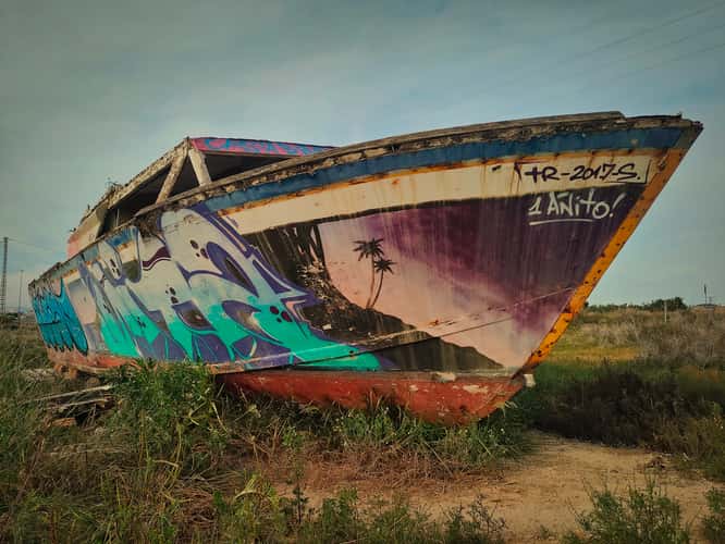 Barca abandonada