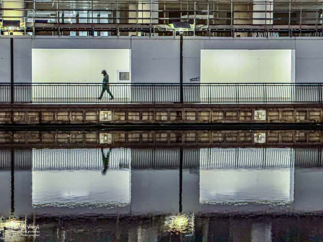 Baustellenpassage Canary Warf - North Dock