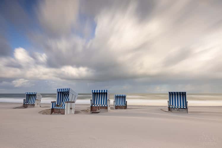 Beach chairs (Strandkörbe) on Sylt