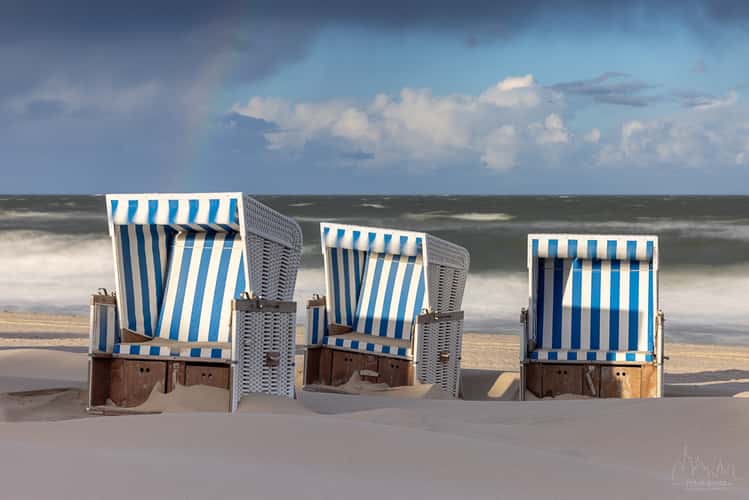 Beach chairs (Strandkörbe) on Sylt