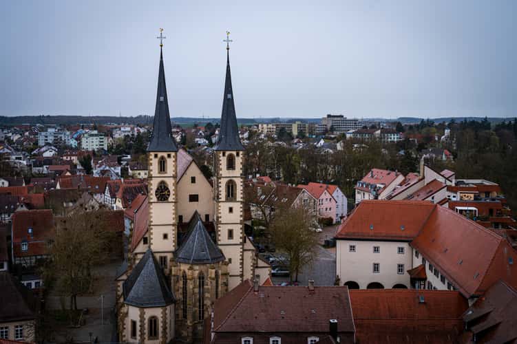 Blick vom blauen Turm