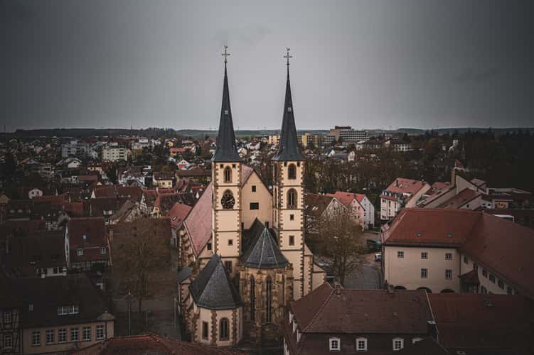 Blick vom blauen Turm
