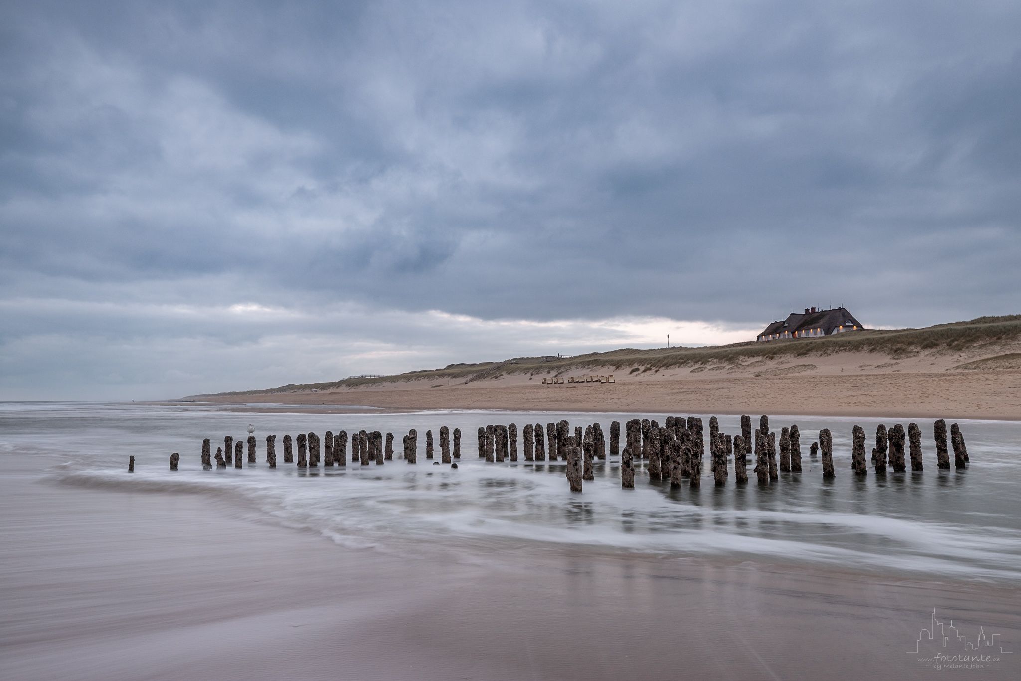 Buhnen at Rantum Beach, Germany