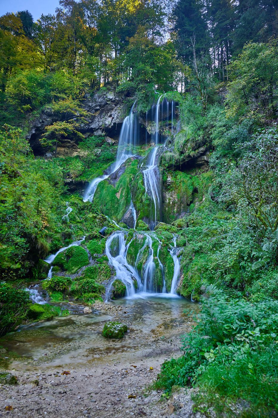 Cascade du Moulin de Vermondans, France