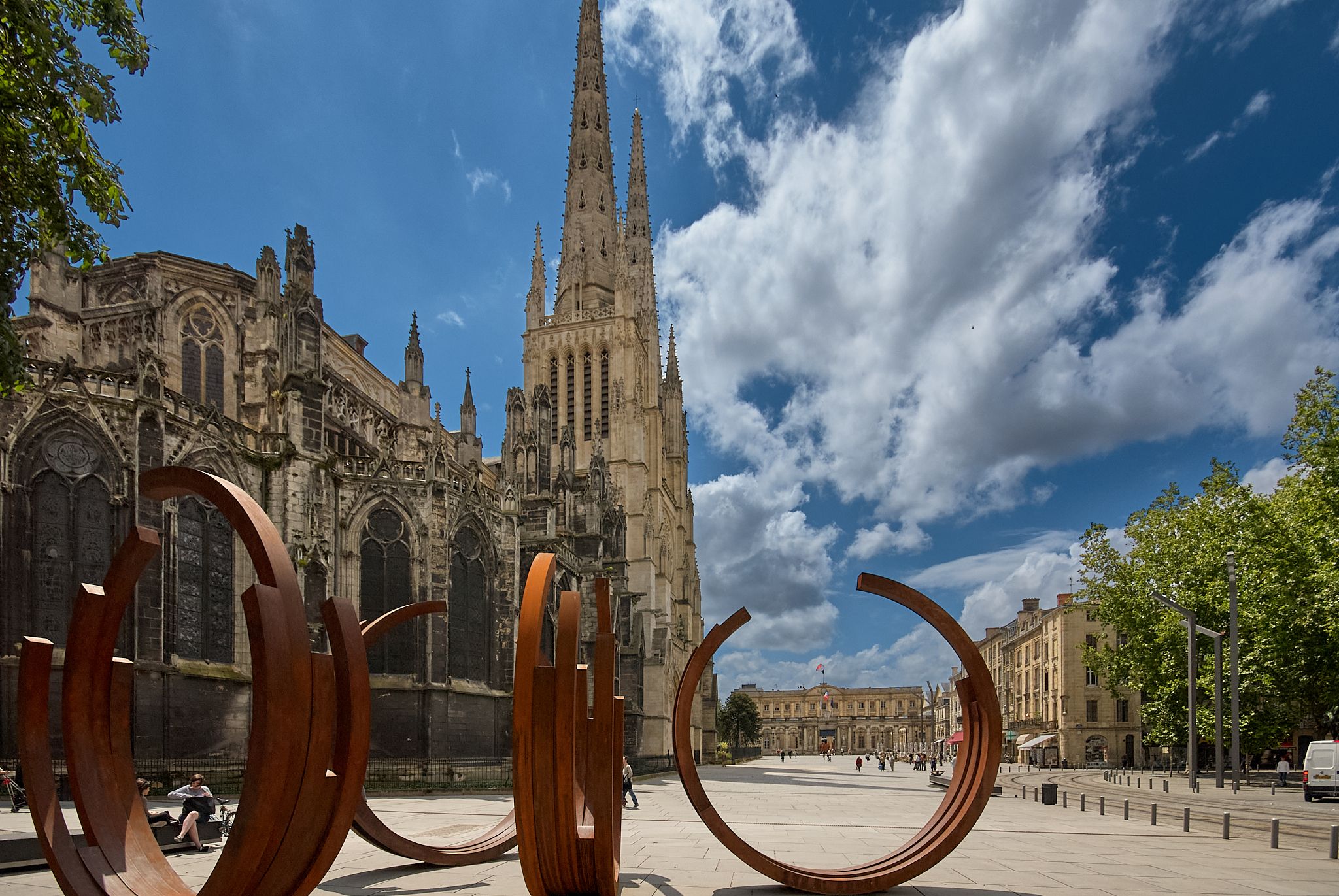 Centre ville de Bordeaux, France