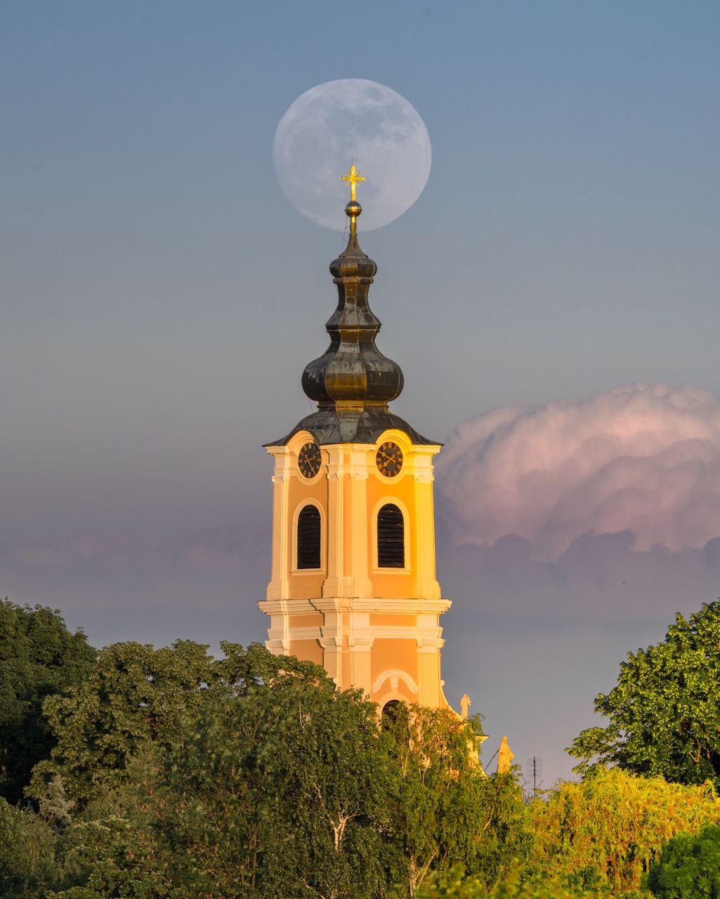 Church in Báč, Slovakia (Slovak Republic)