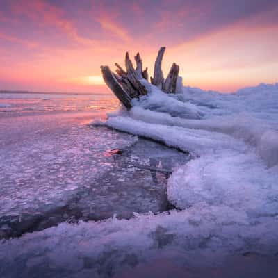 Beach at Čilistov, Slovakia (Slovak Republic)